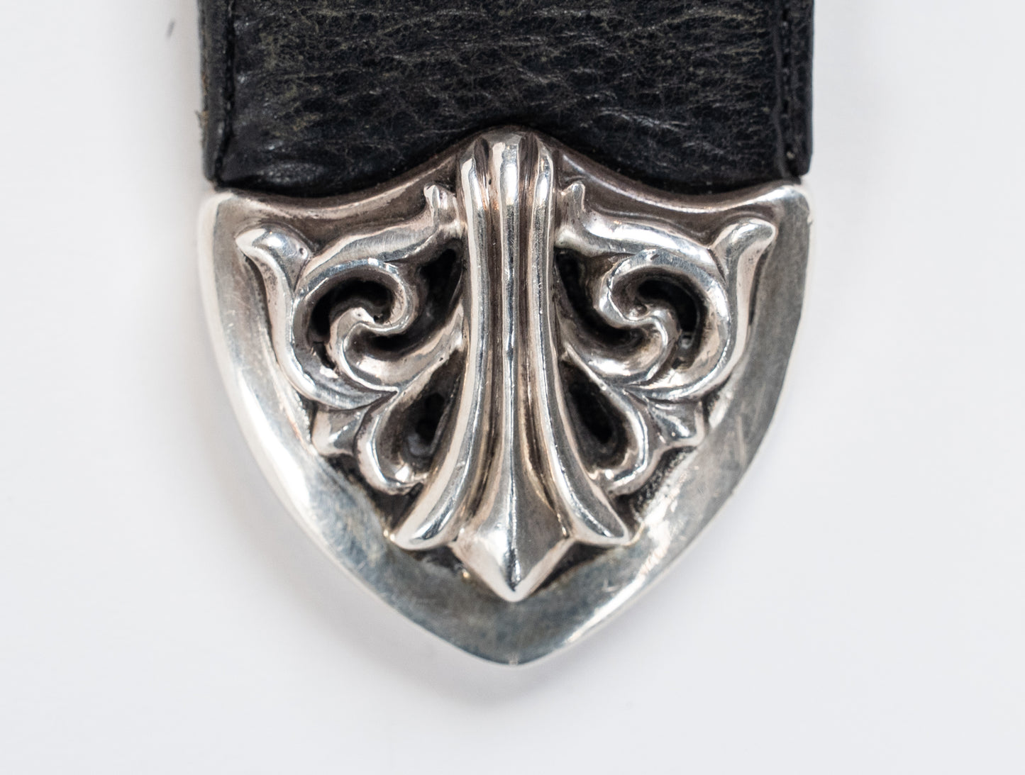 Silver Vine Floral Three-Piece Belt