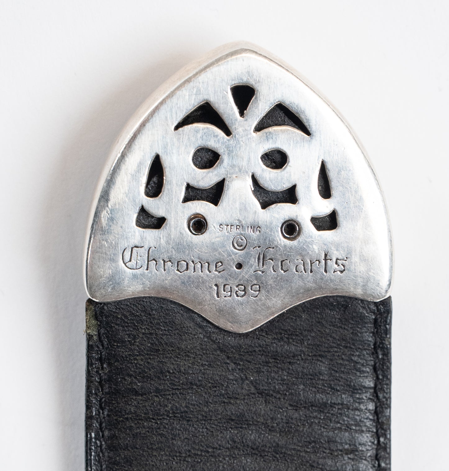 Silver Vine Floral Three-Piece Belt