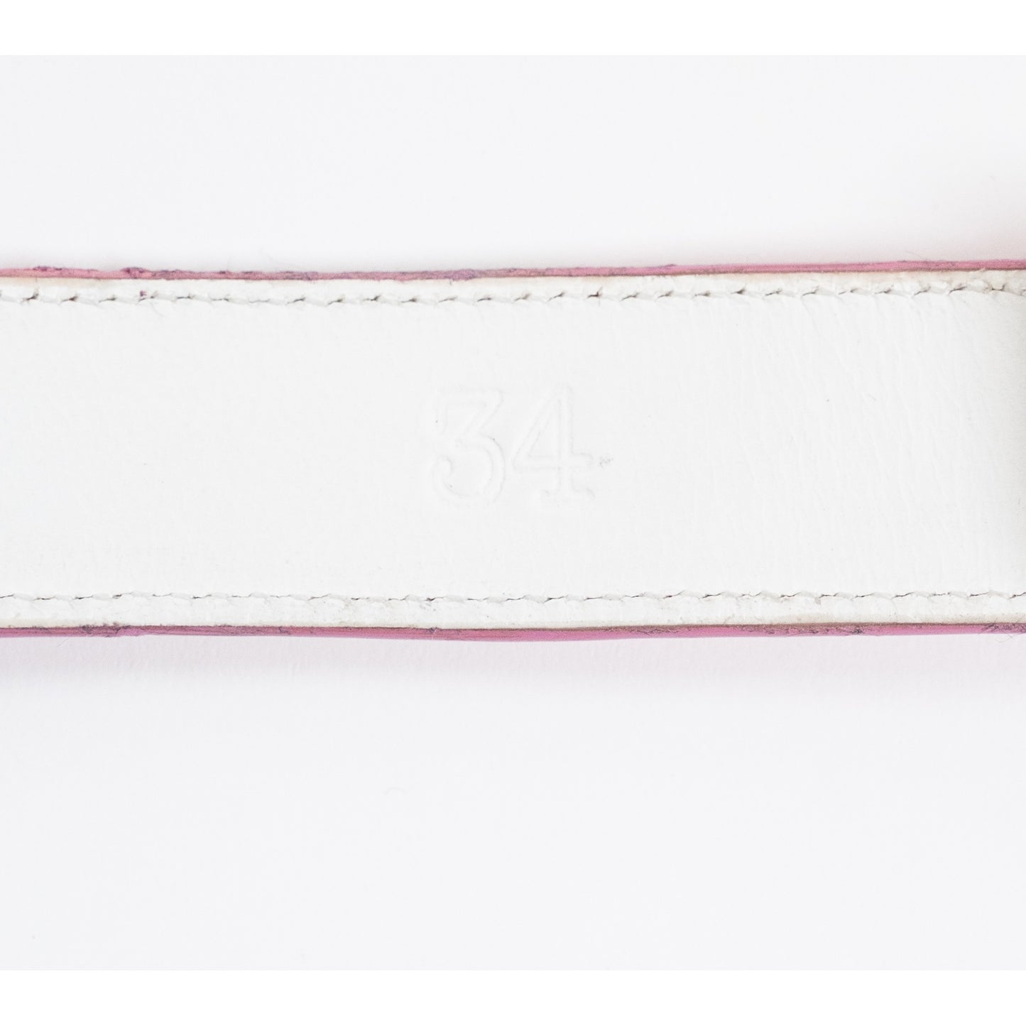 Pink Thin Soft Leather Strap