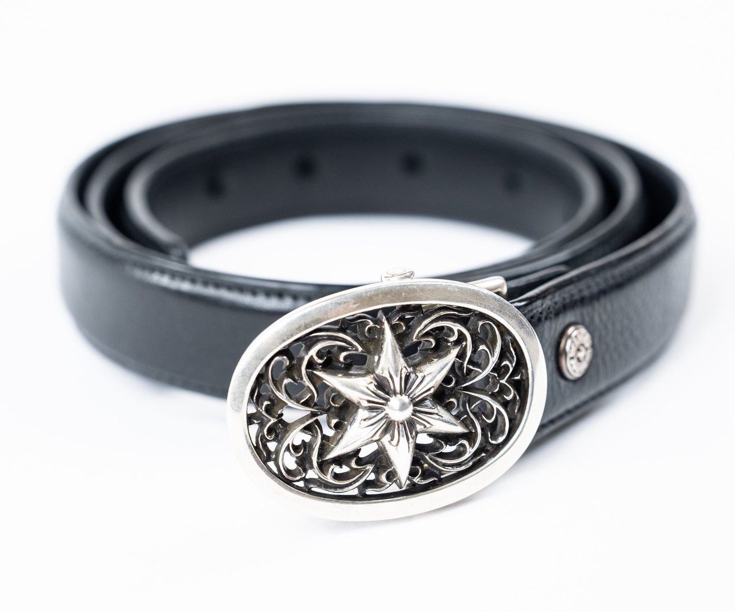 Black Thin Soft Leather Strap