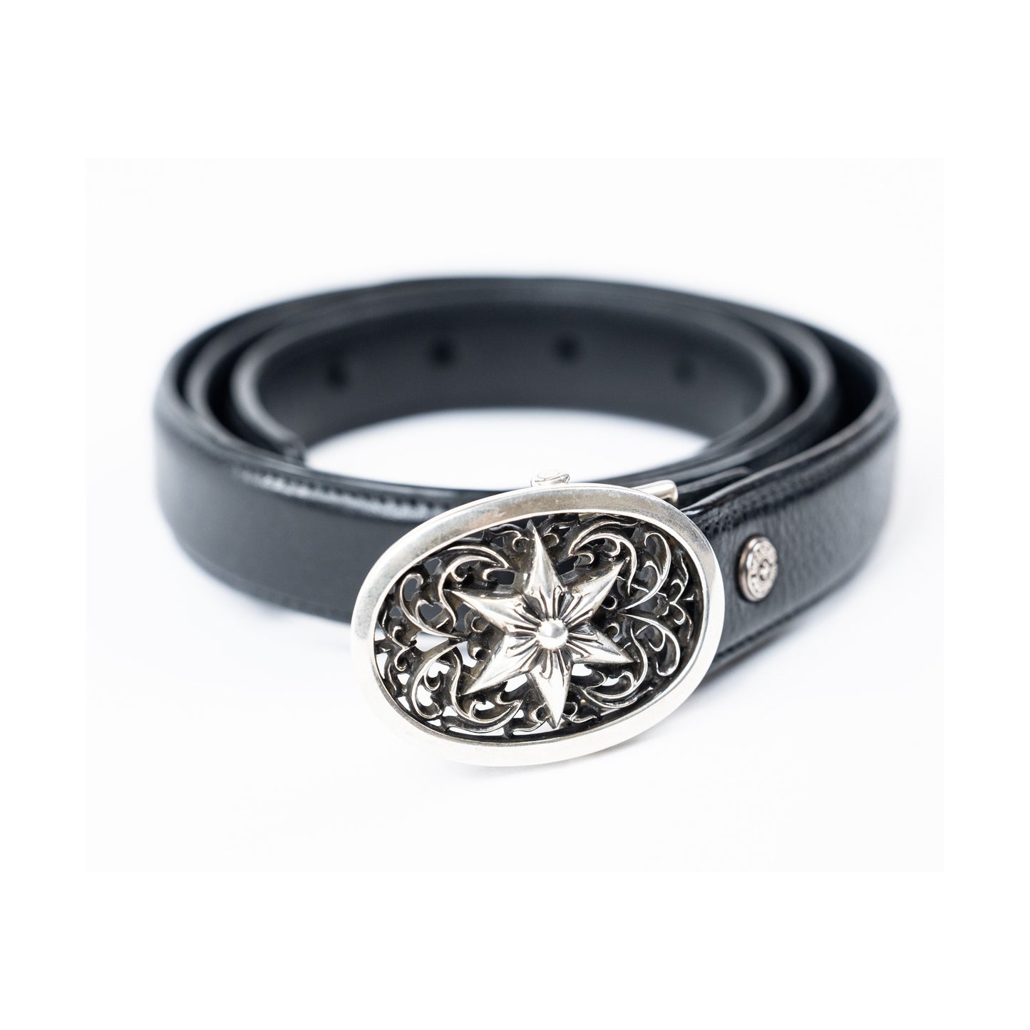 Black Thin Soft Leather Strap