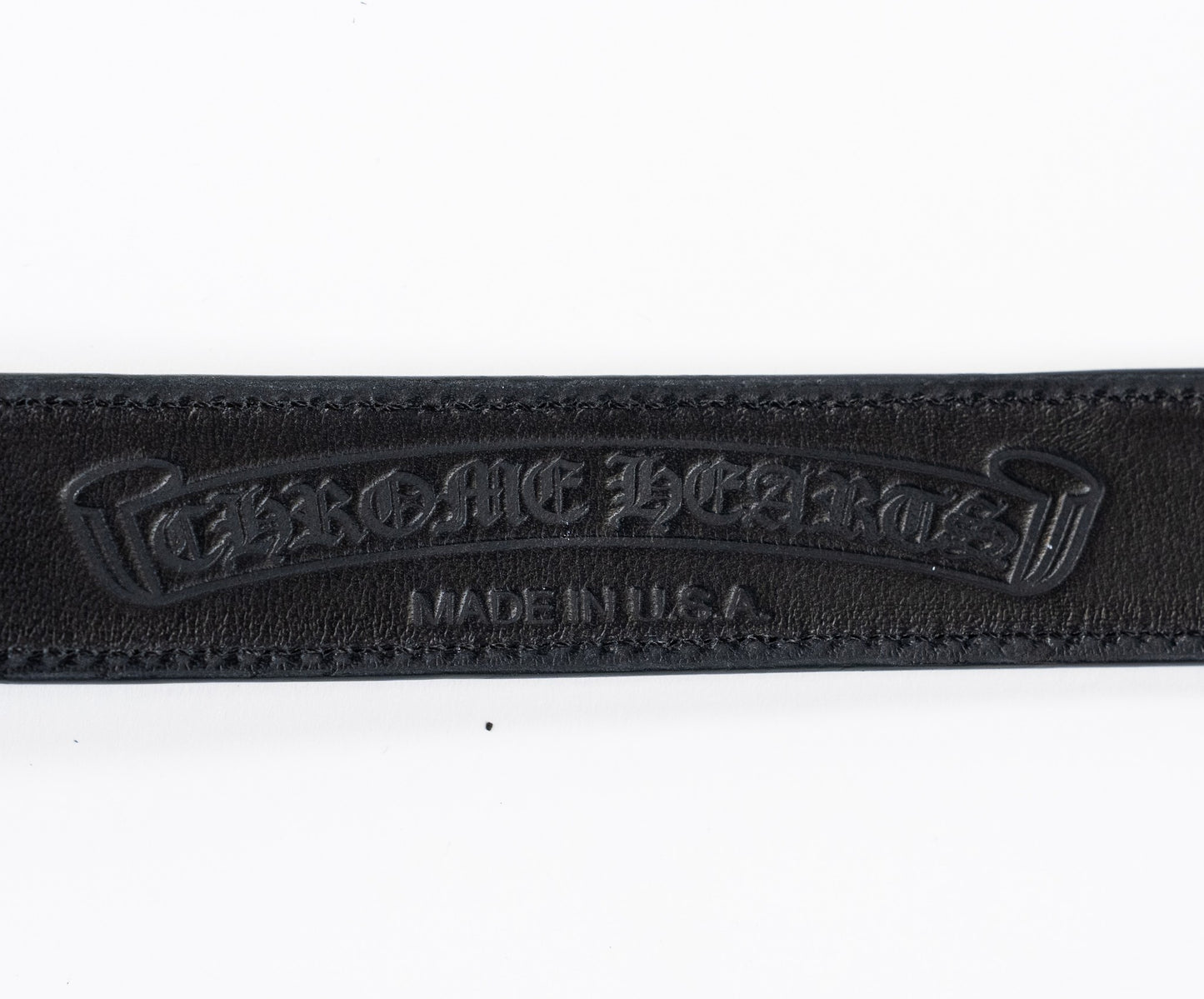 Black Thin Soft Leather Strap