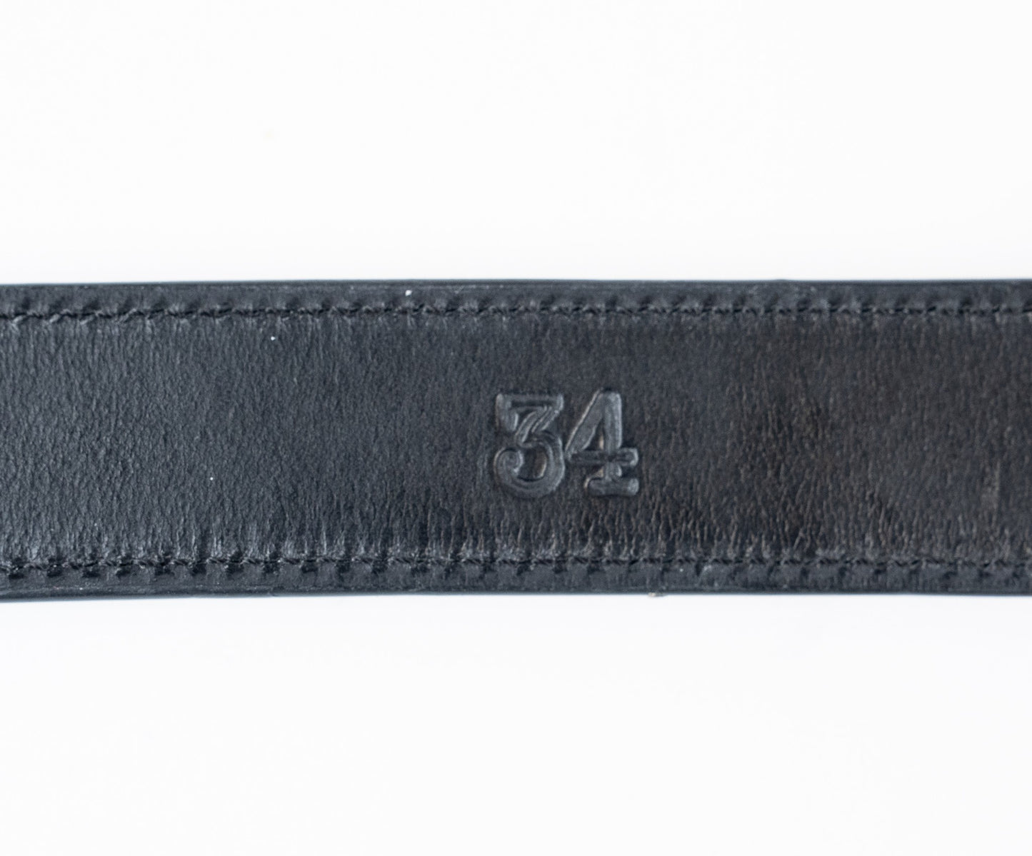 Black Thin Soft Leather Strap