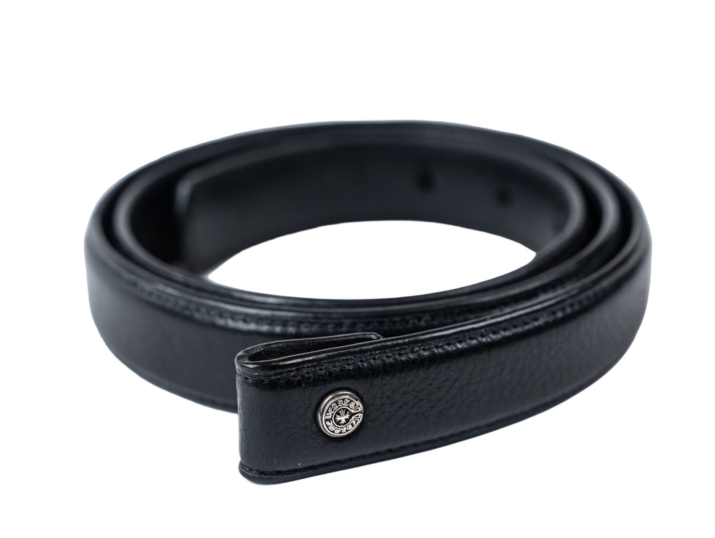 Black Thin Soft Leather Strap