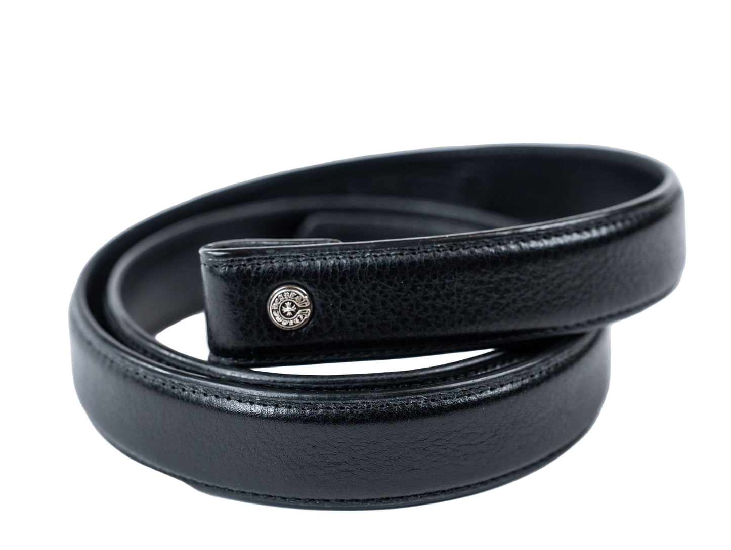 Black Thin Soft Leather Strap