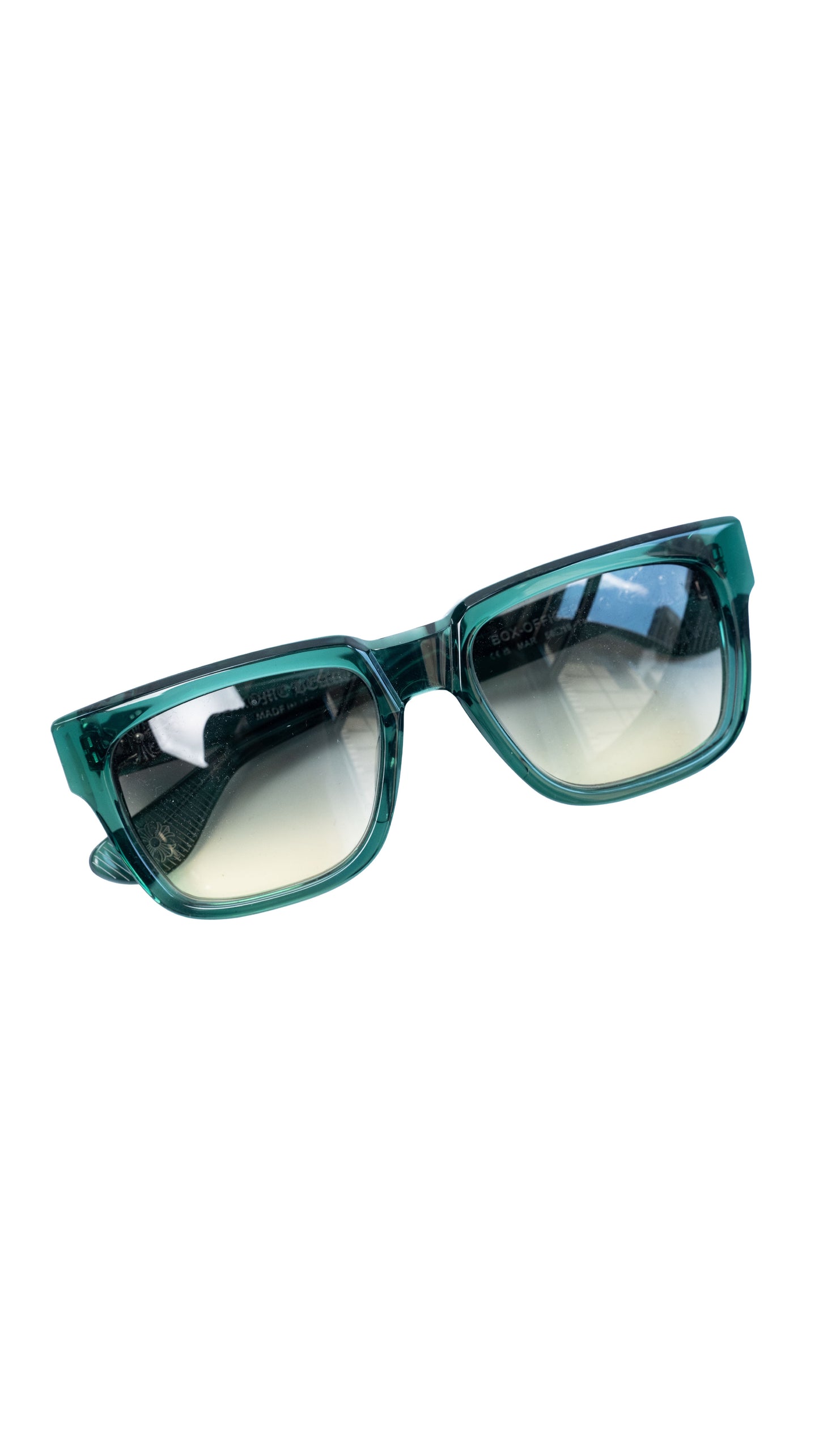 Box Officer Green Sunglasses