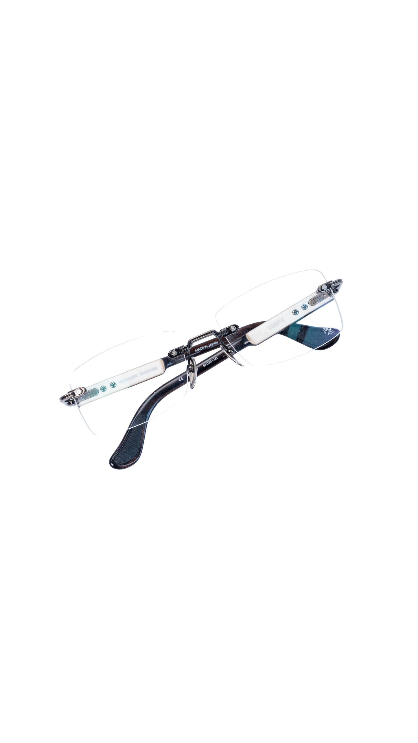 Deep II White Glasses