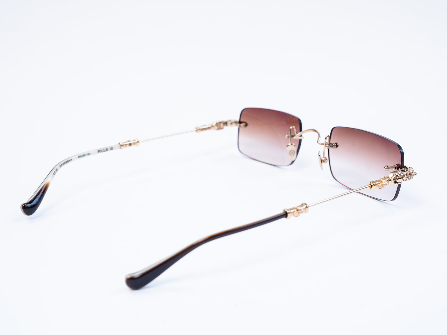 Pills III Gold Sunglasses