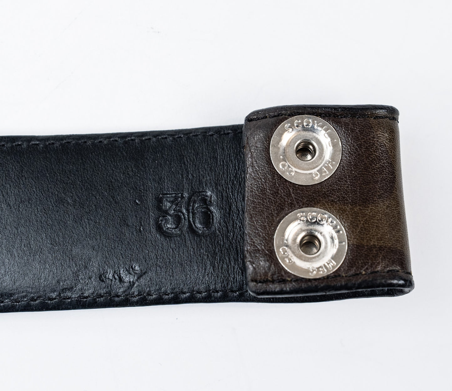 Camouflage Leather Belt Strap