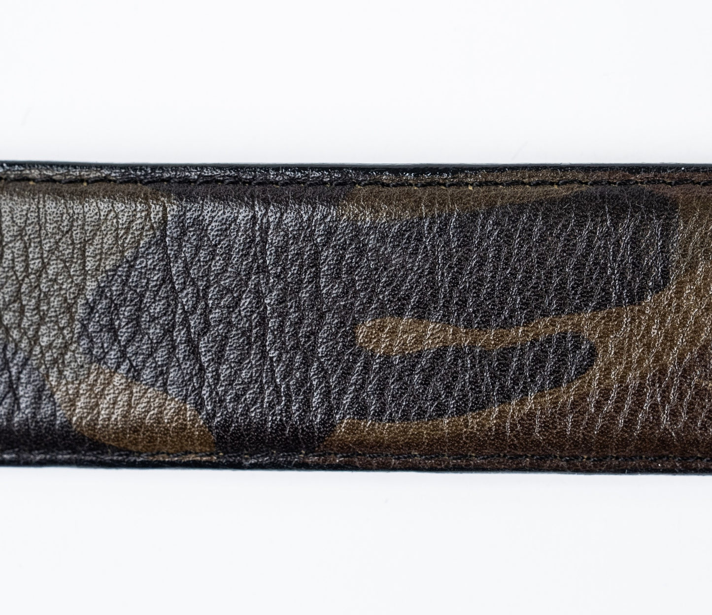 Camouflage Leather Belt Strap