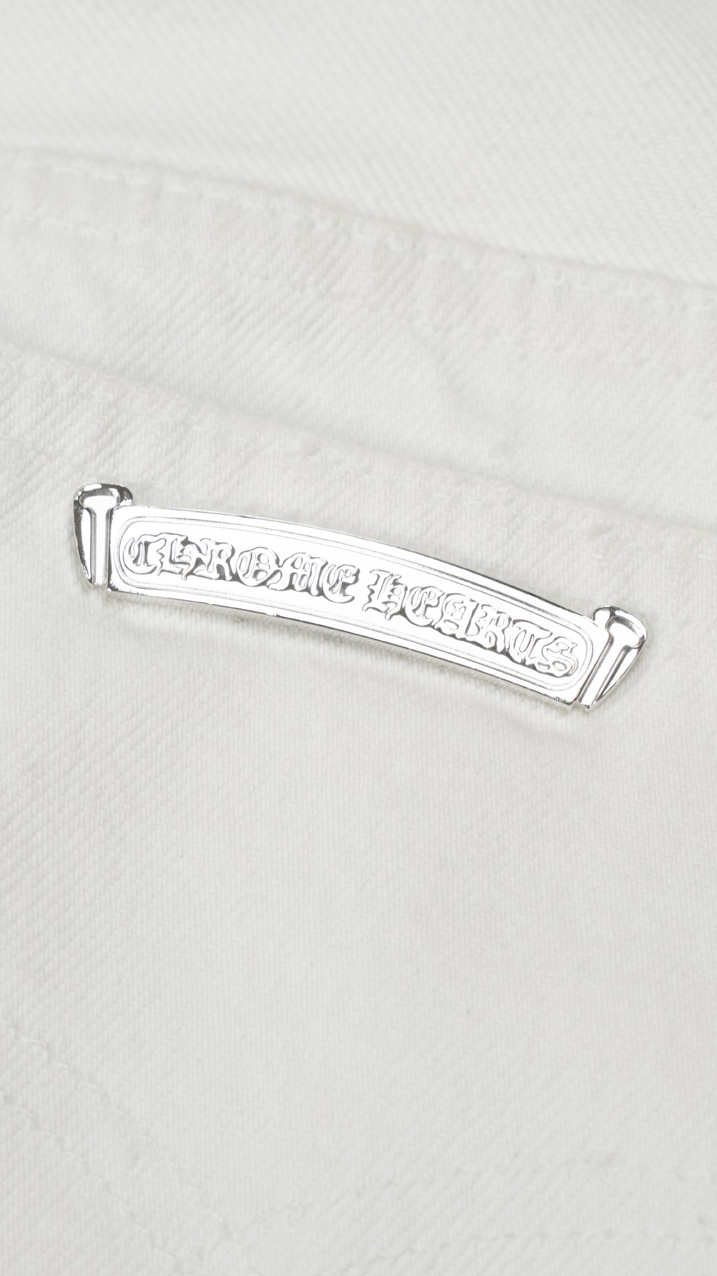 Zebra Green Cross Patch White Levi's Denim Jeans