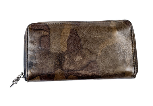 Camo Cemetery Cross Long Wallet