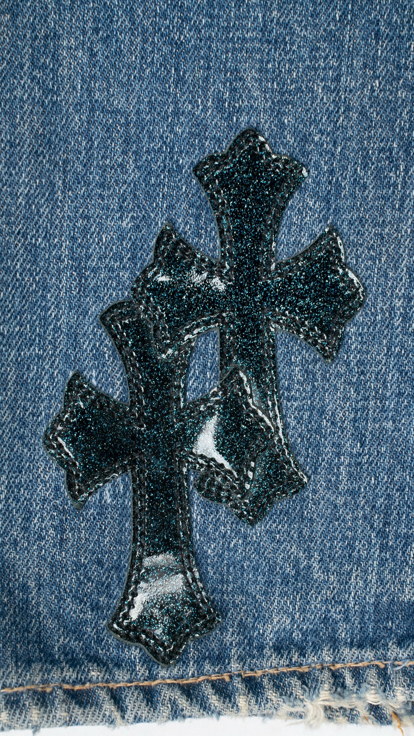 Levi's 501 Galaxy Cross Patch Jeans