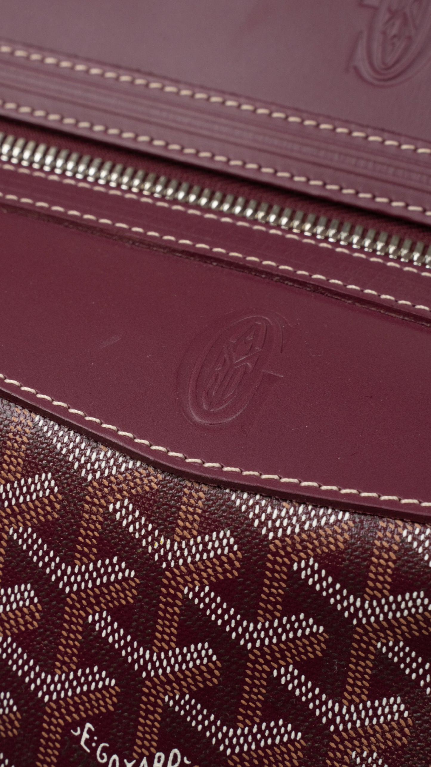 'Burgendy' Boston 50 Duffle Bag