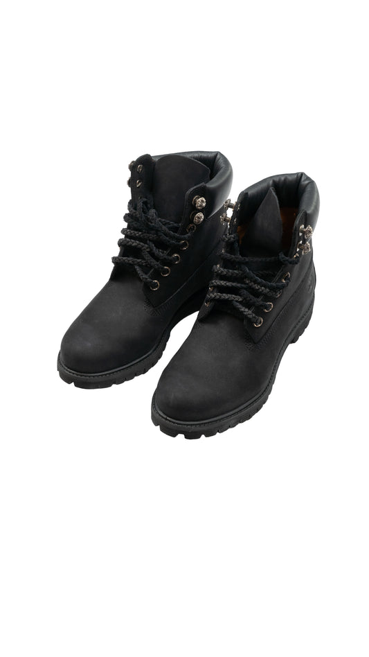 Black Timberland 6 Inch Boots