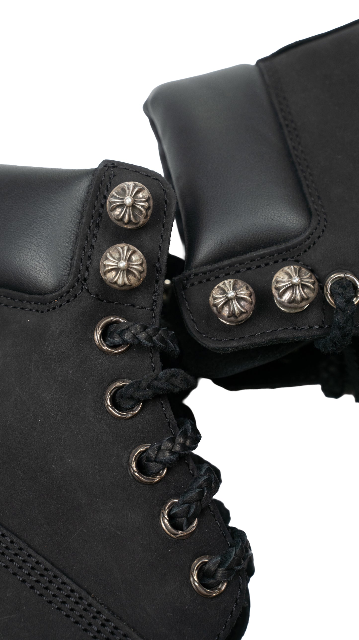 Black Timberland 6 Inch Boots