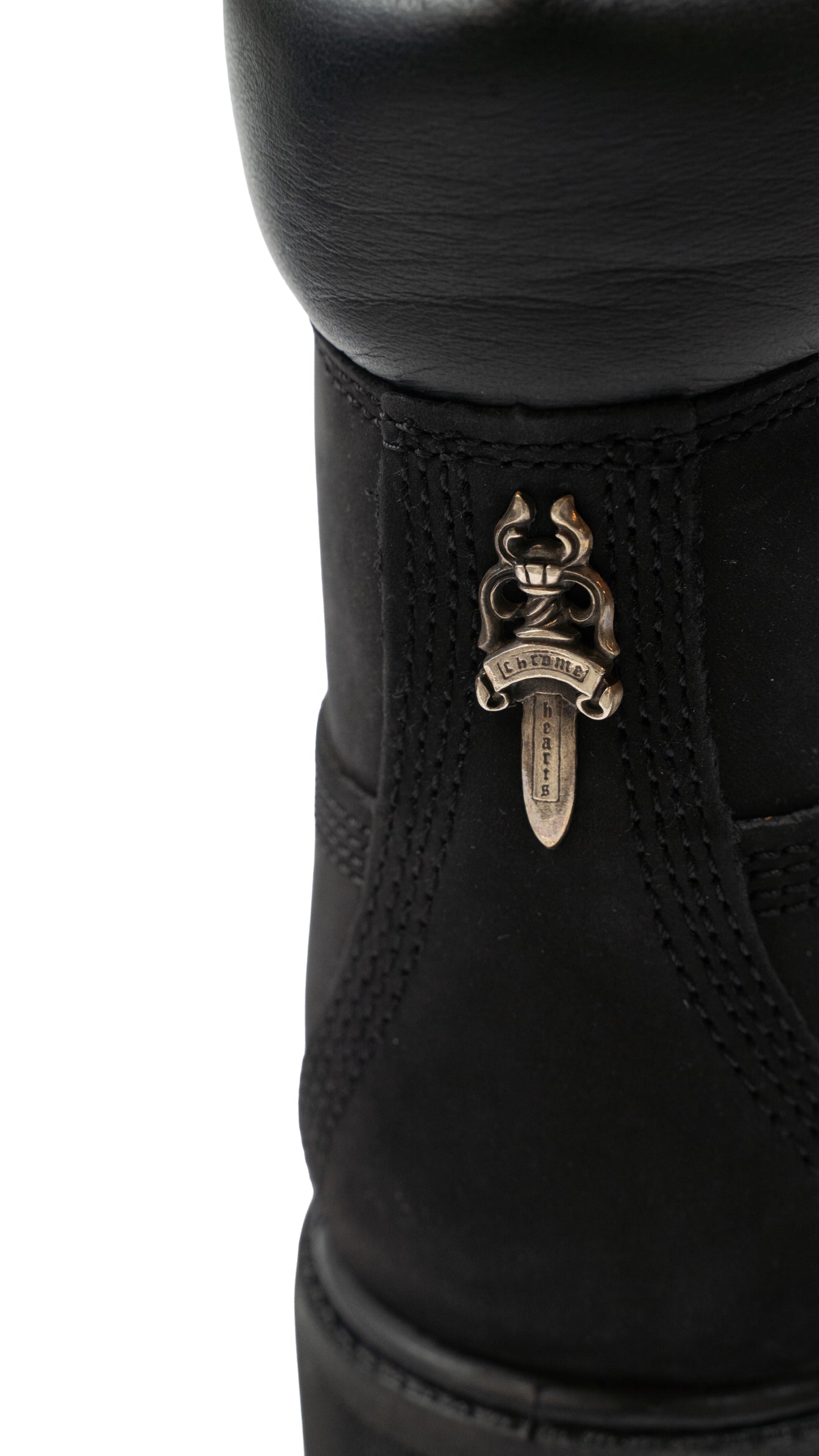 Black Timberland 6 Inch Boots