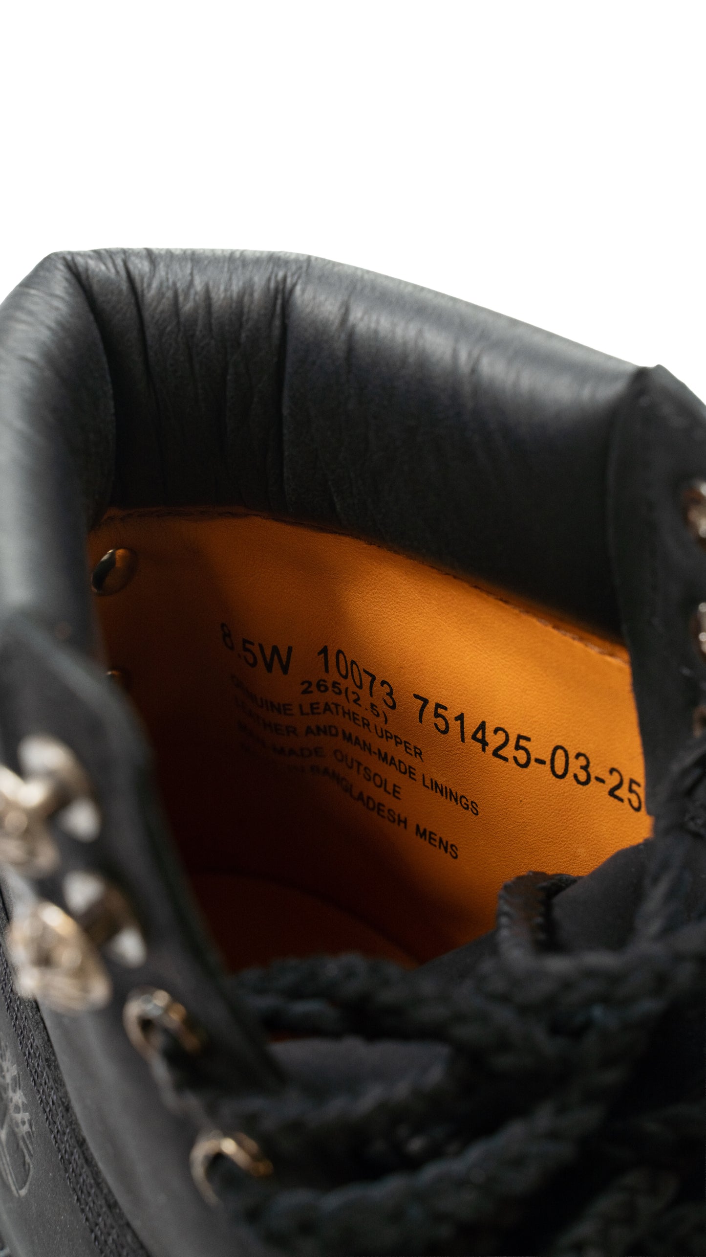 Black Timberland 6 Inch Boots