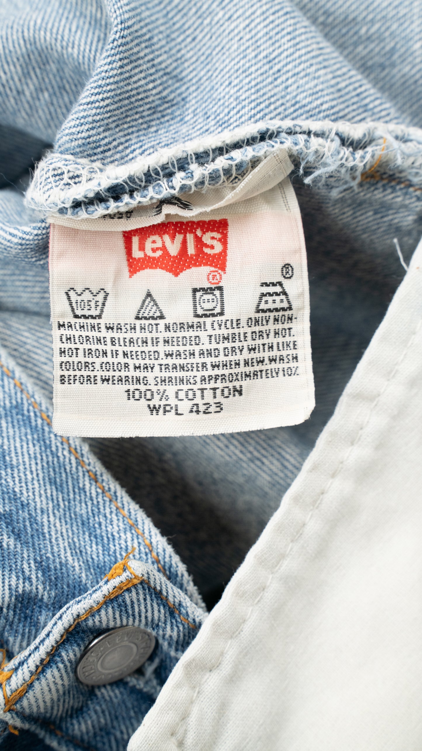 Blue Wash 501 Levi's