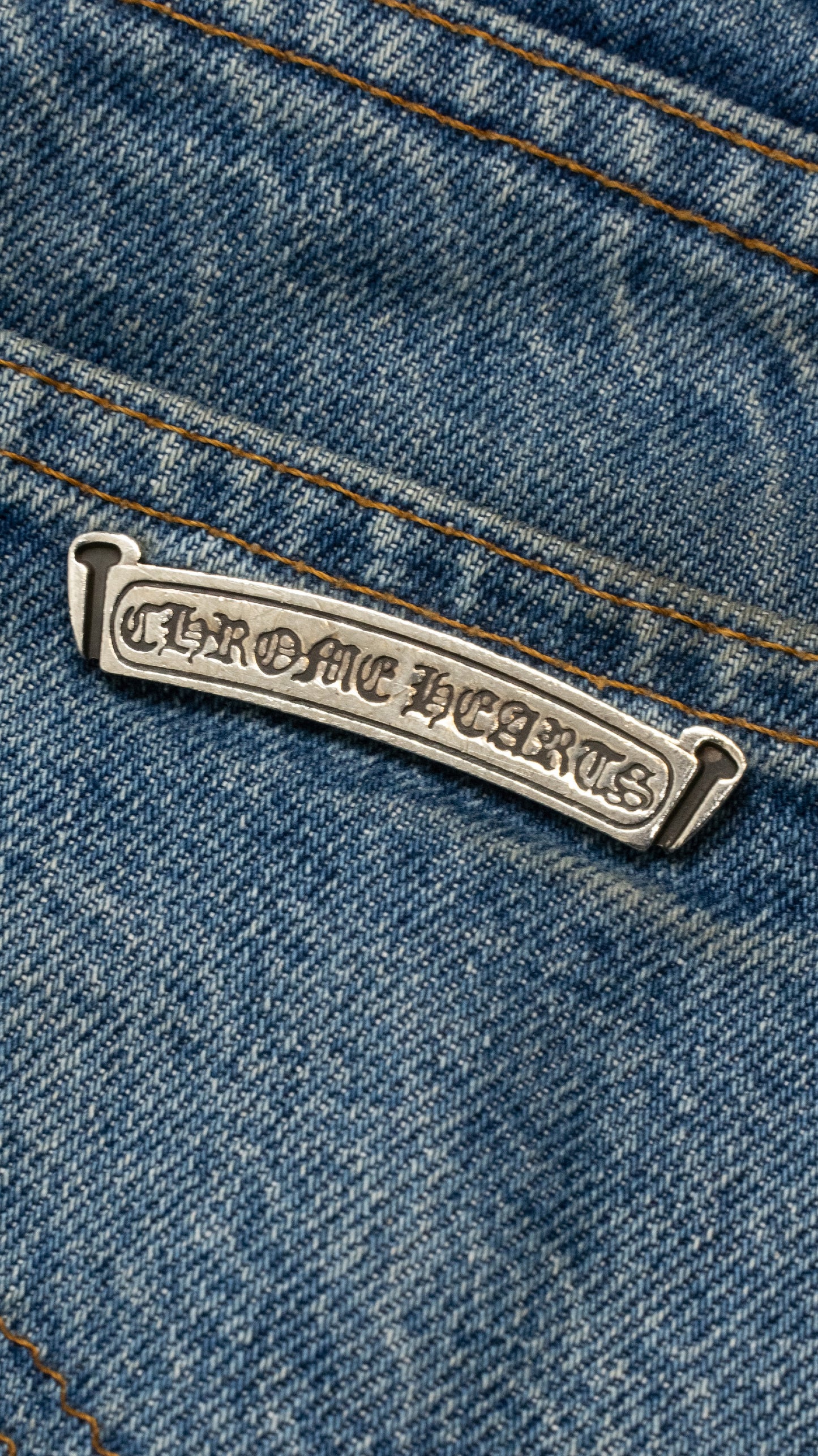 517 Levi's Black Cross Patch Jeans