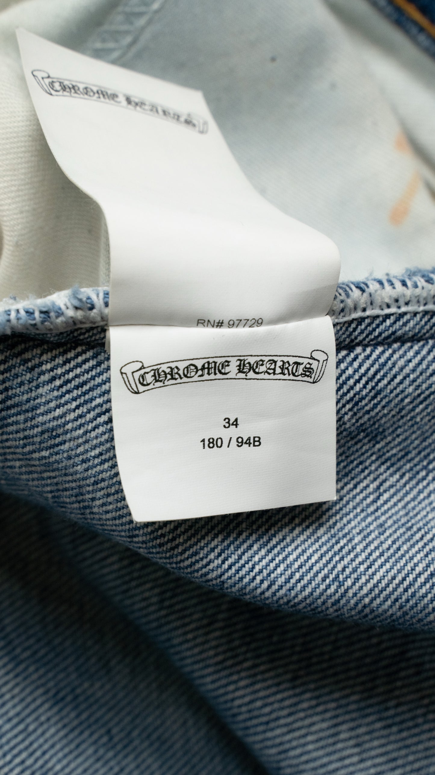 517 Levi's Black Cross Patch Jeans