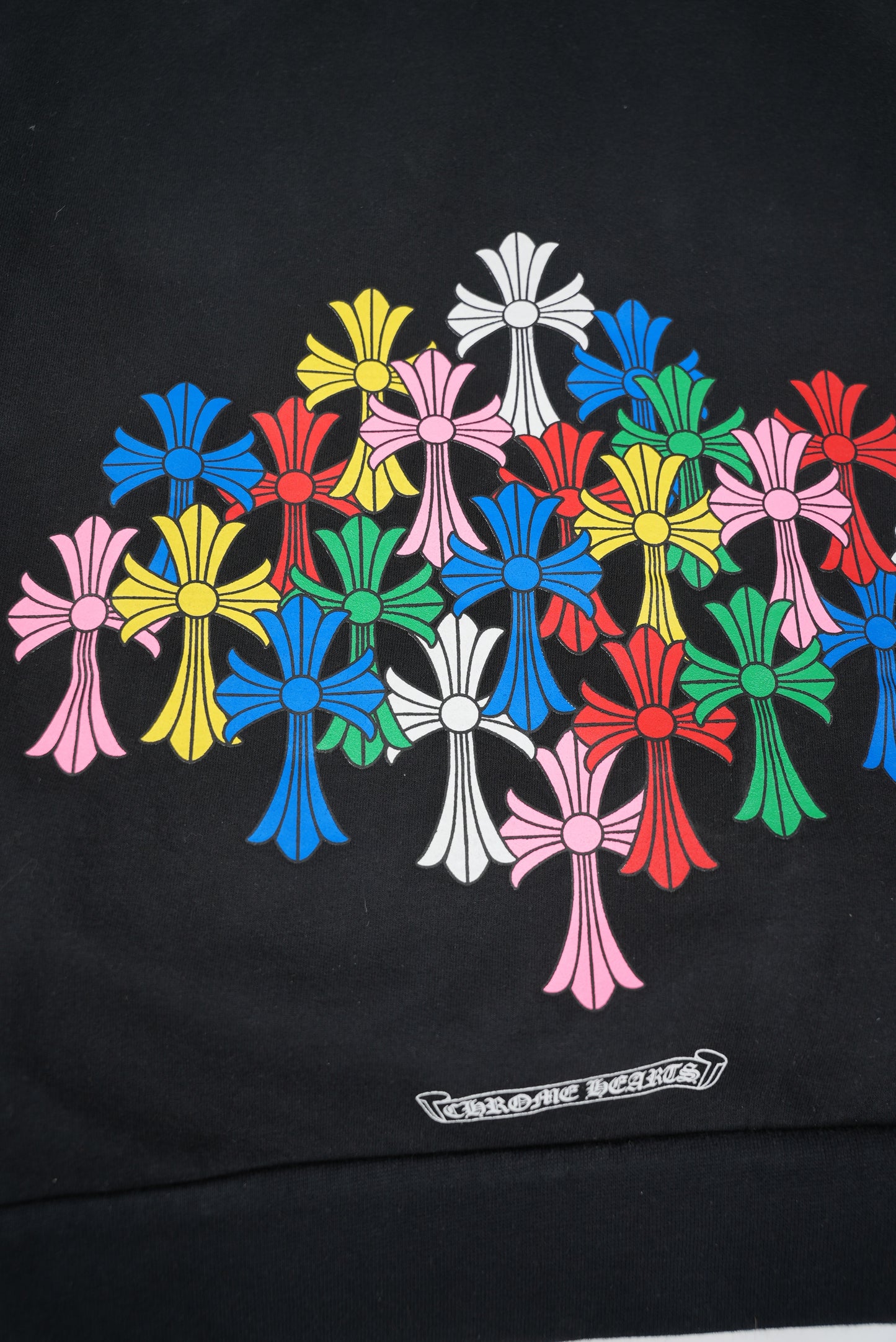 Black/Multicolor Waterfall Cross Online Hoodie