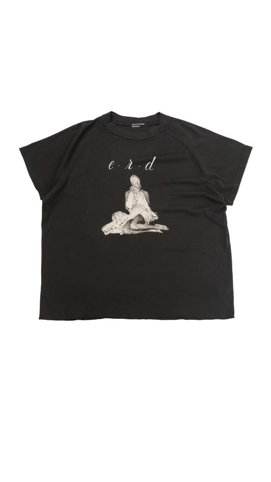 Woman in Sheet Raglan T-Shirt