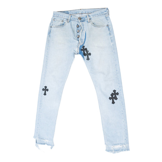 Cross Patch Levis 501 Jeans (RepaiRed Crotch)
