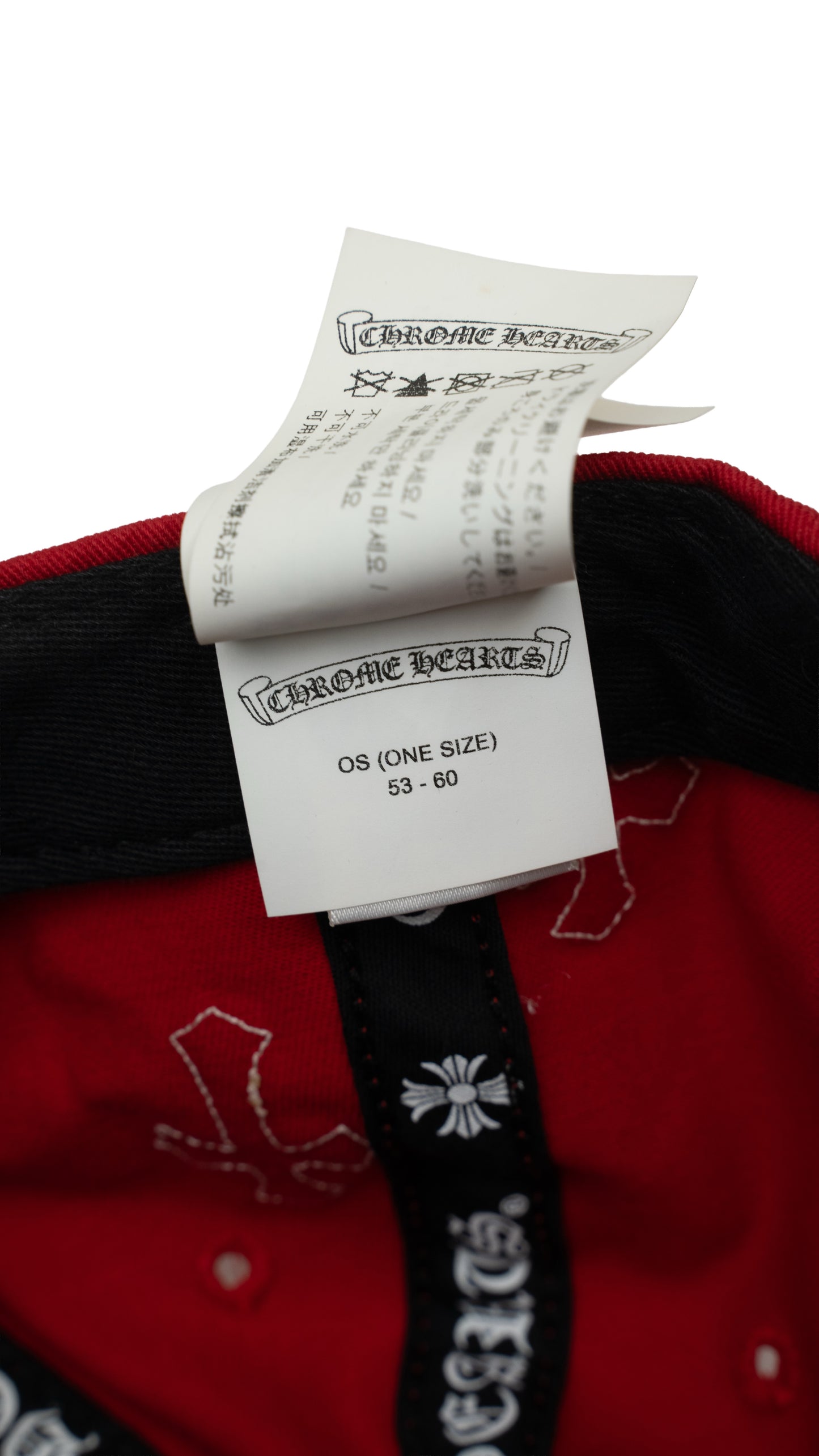 White Cross Patch Trucker Hat 'Red'