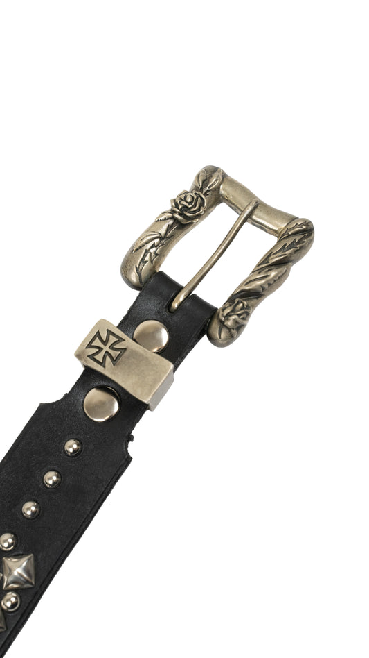 Studded Leather Belt