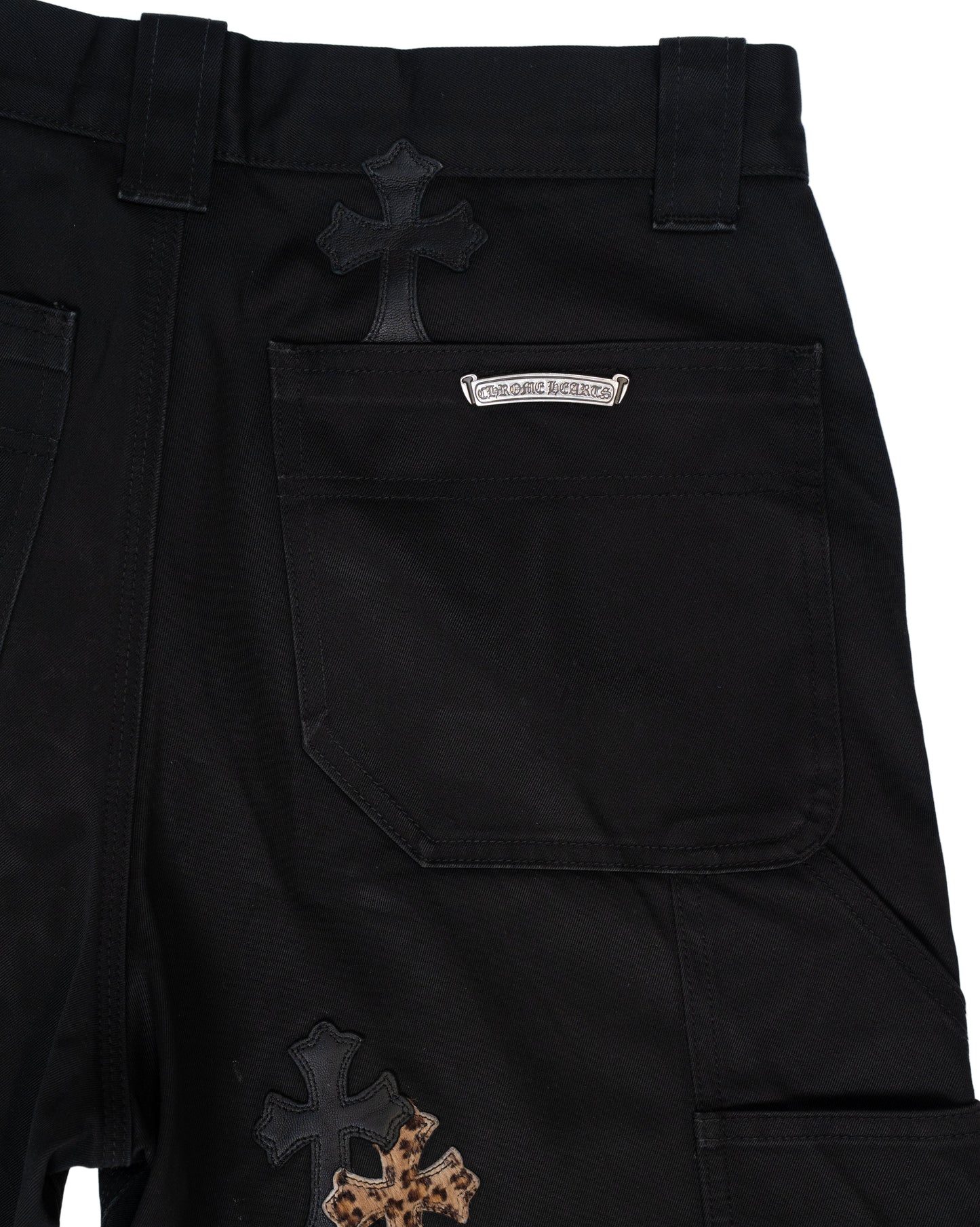 Cheetah Cross Patch Double Knee Carpenter Pants