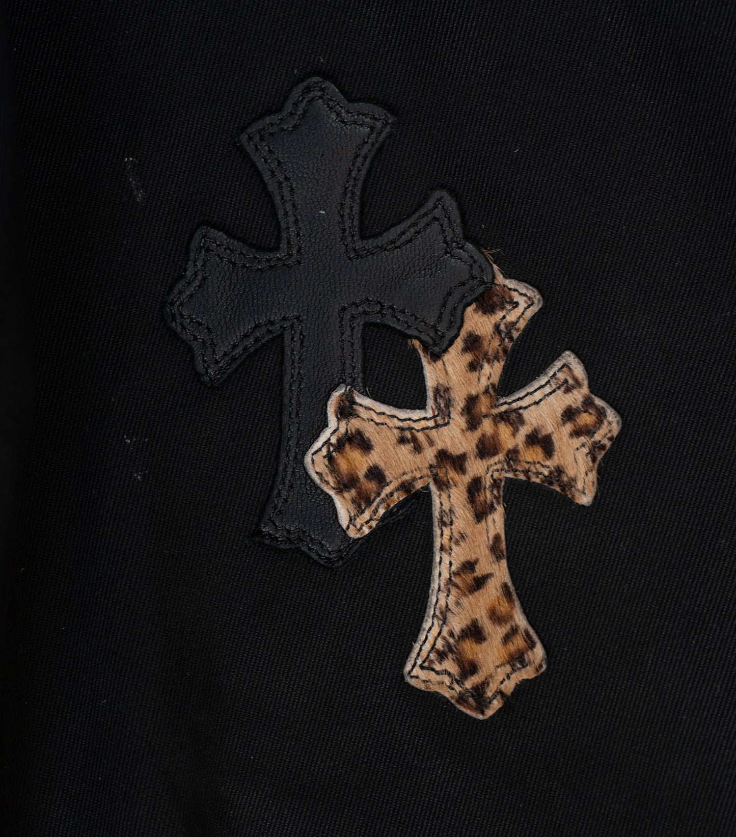 Cheetah Cross Patch Double Knee Carpenter Pants