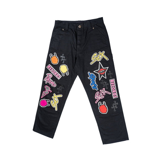 Sex Records Double Knee Carpenter Pants