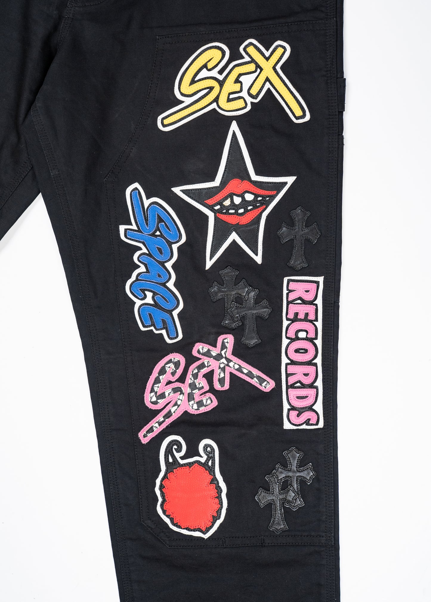 Sex Records Double Knee Carpenter Pants