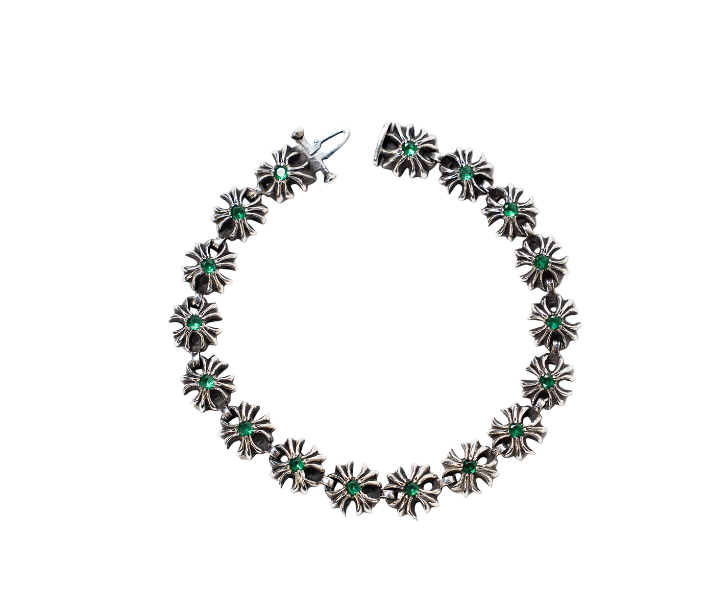 Emerald Tiny Plus Bracelet