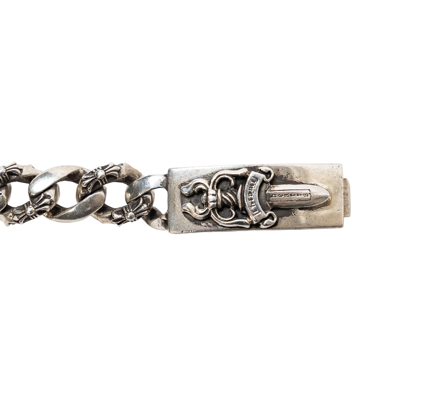 Fancy Link Dagger ID Bracelet