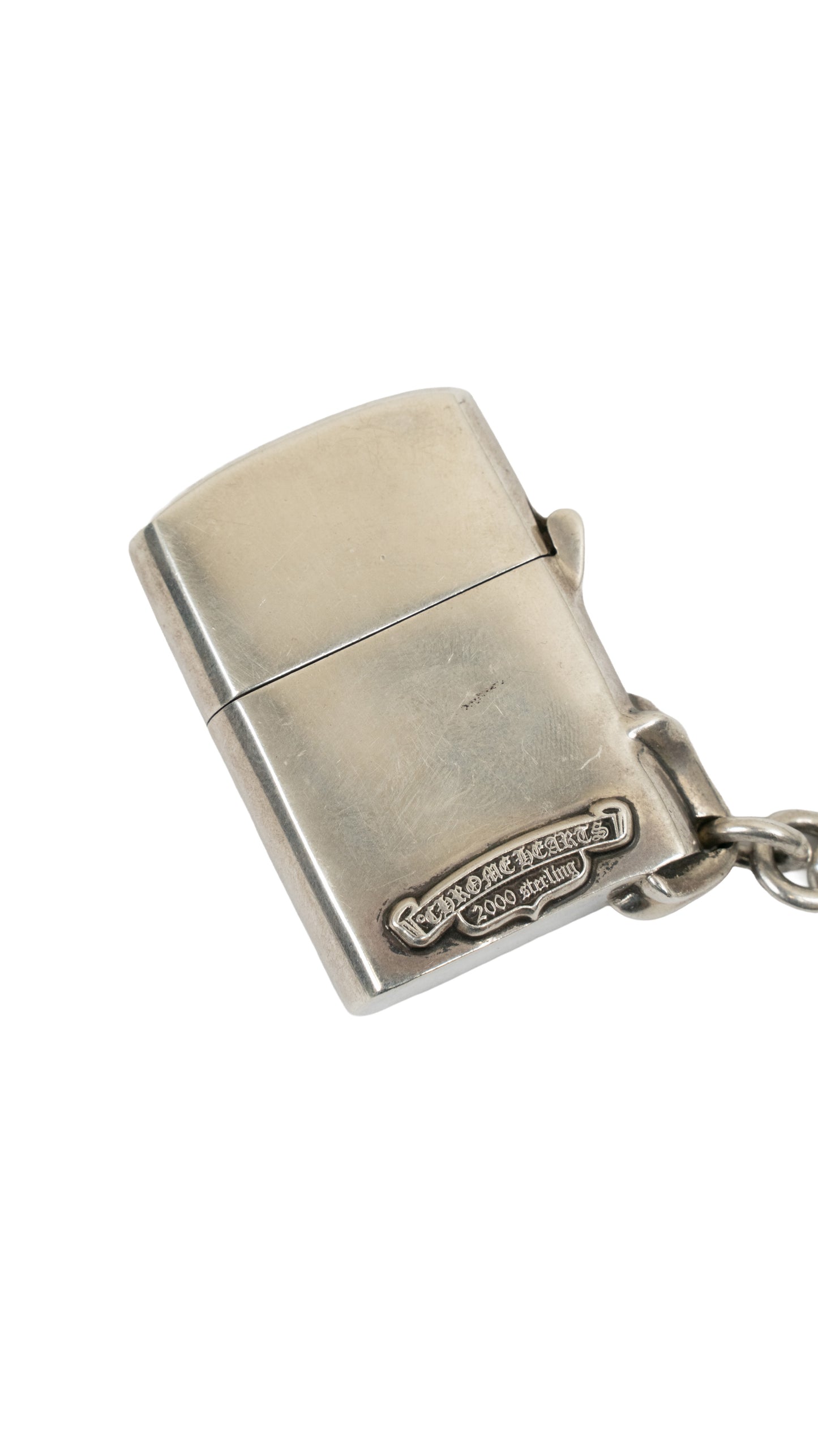 Cuban Link Zippo Cross Lighter Wallet Chain