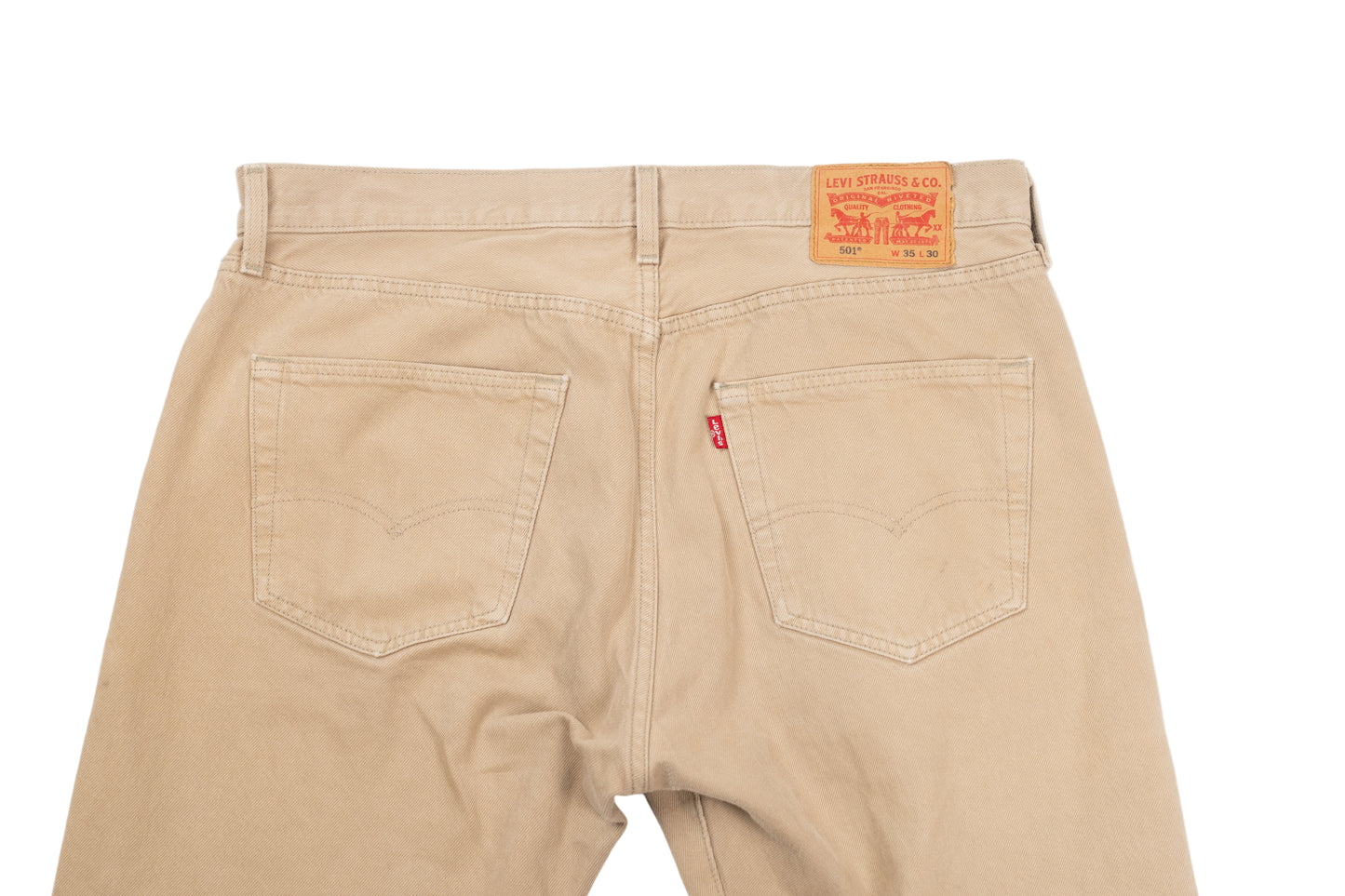 Tan Wash Levi's 501