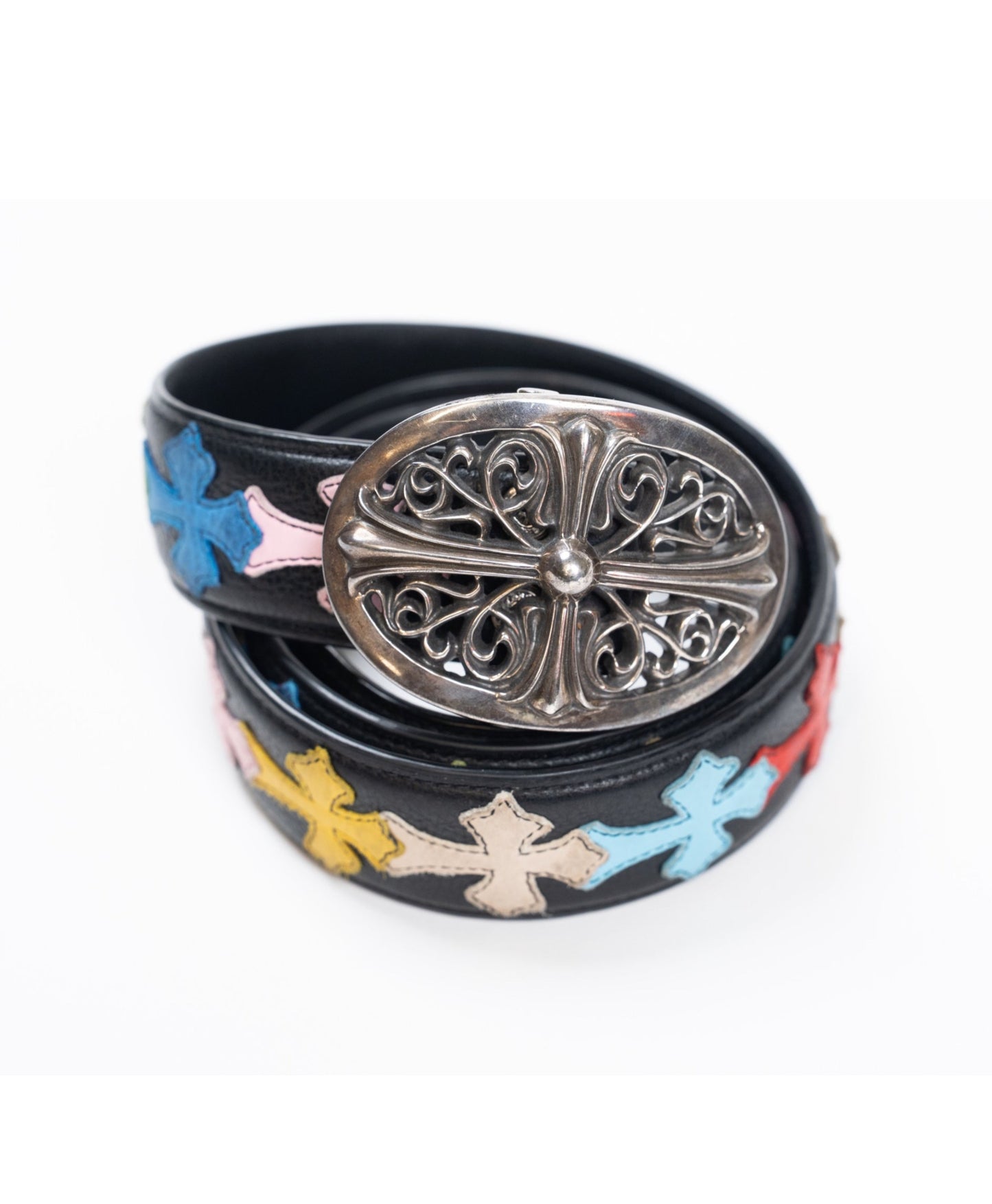 Silver Oval Belt Buckle