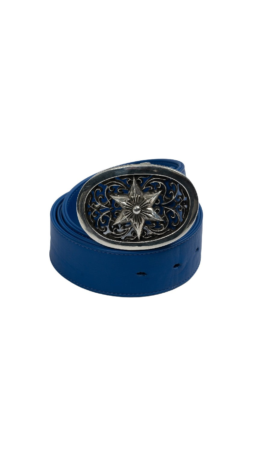 XL Oval Star Belt Buckle