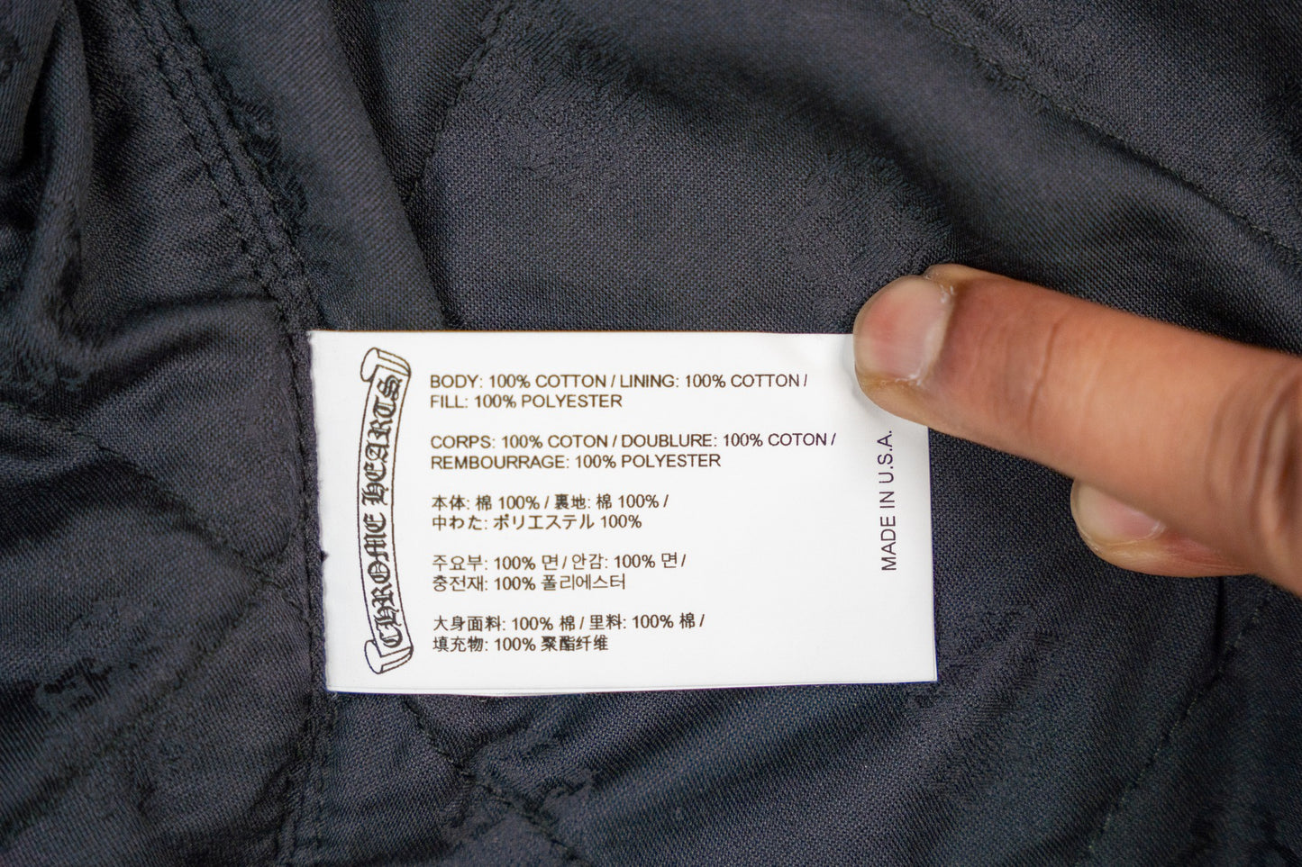 Red & White Fleur Padded Flannel