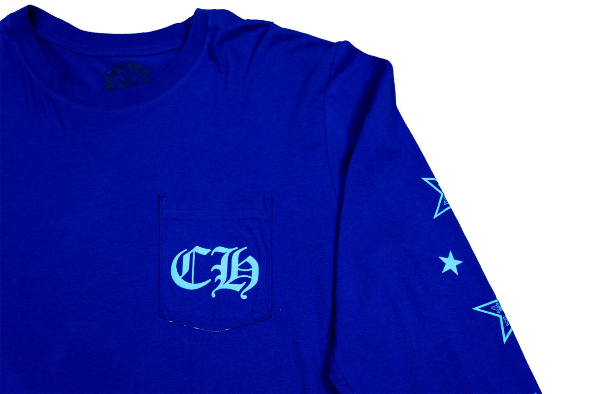 Star Long-Sleeve Shirt 'Blue'