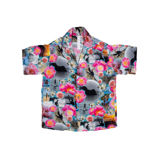 Hawaii Floral Silk Short Sleeve Shirt
