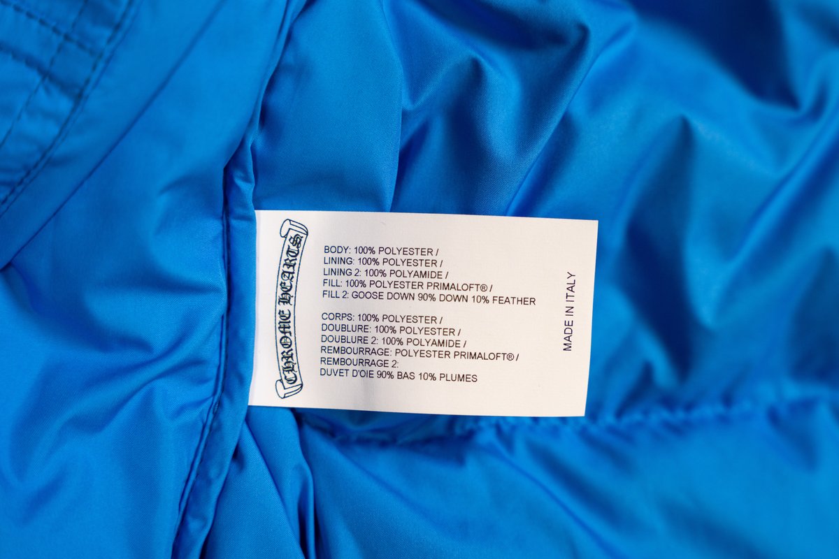 Monogram Stiff Puffer Vest 'Blue'