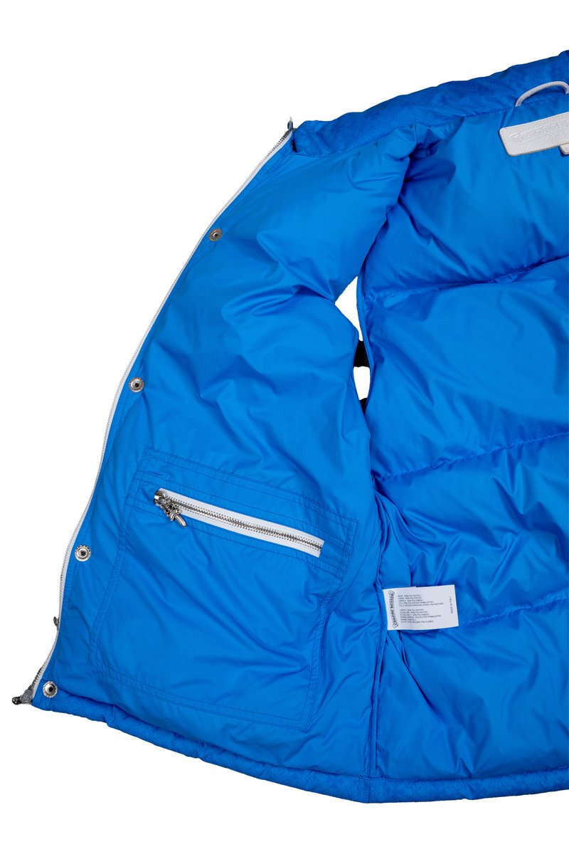 Monogram Stiff Puffer Vest 'Blue'