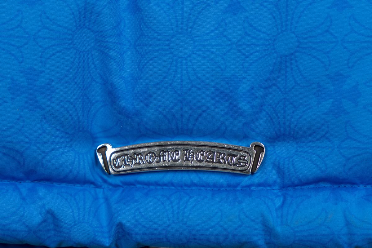 Monogram Stiff Puffer Vest 'Blue'