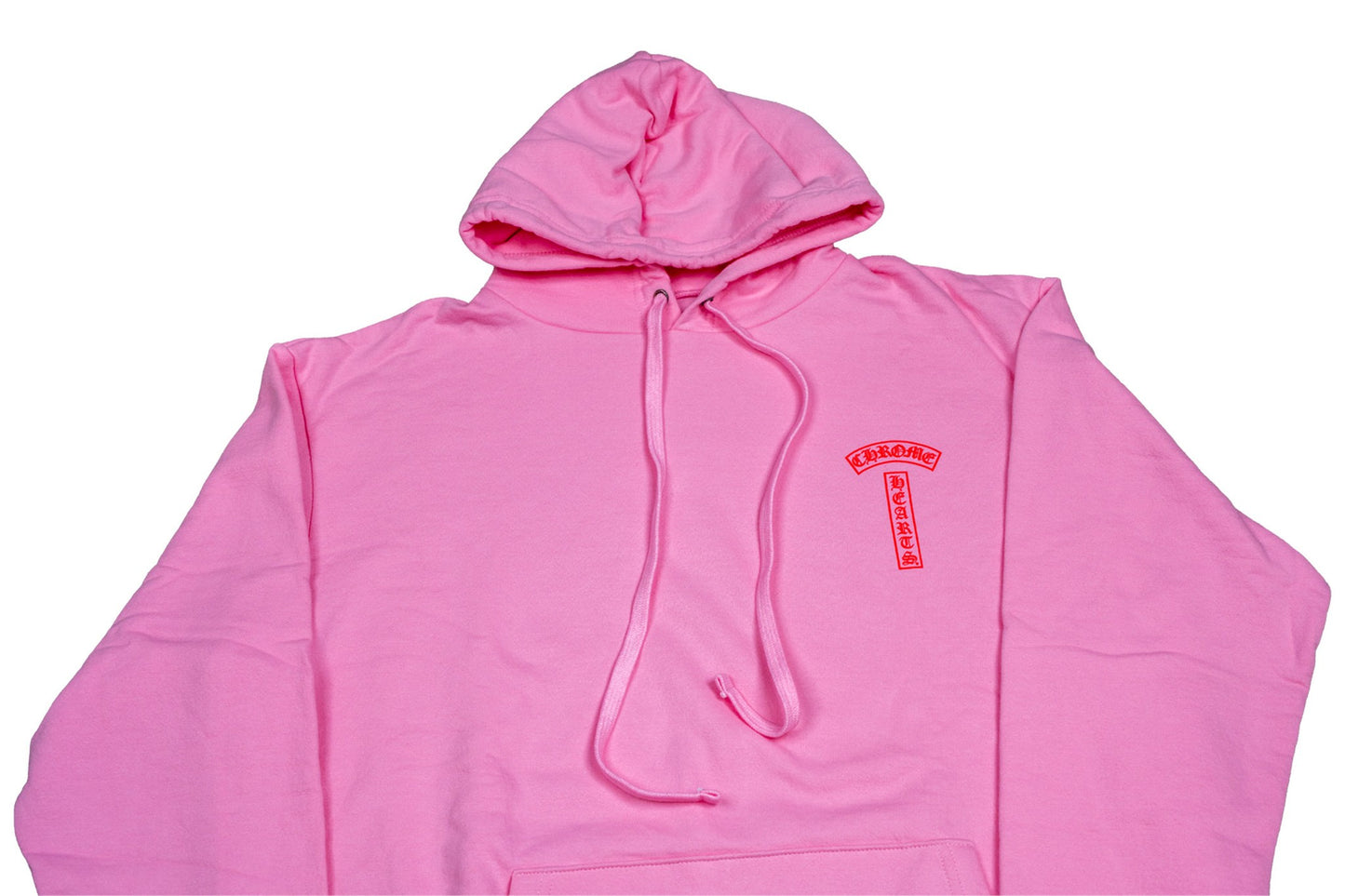 USA Script Logo Pink Pullover Hoodie