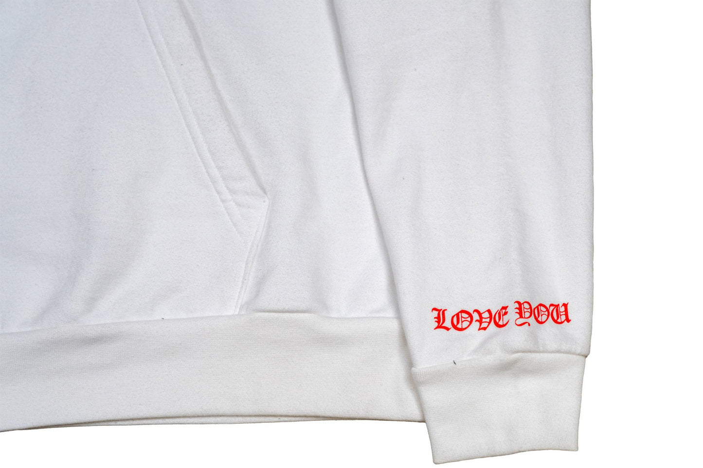 Laurie Lynn Stark "Love You" Portrait Red Letter Hoodie