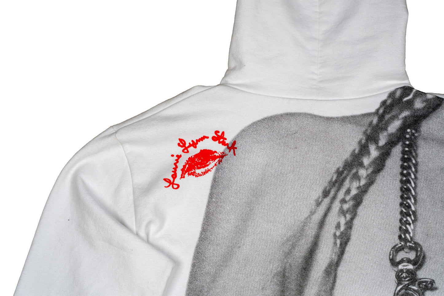 Laurie Lynn Stark "Love You" Portrait Red Letter Hoodie