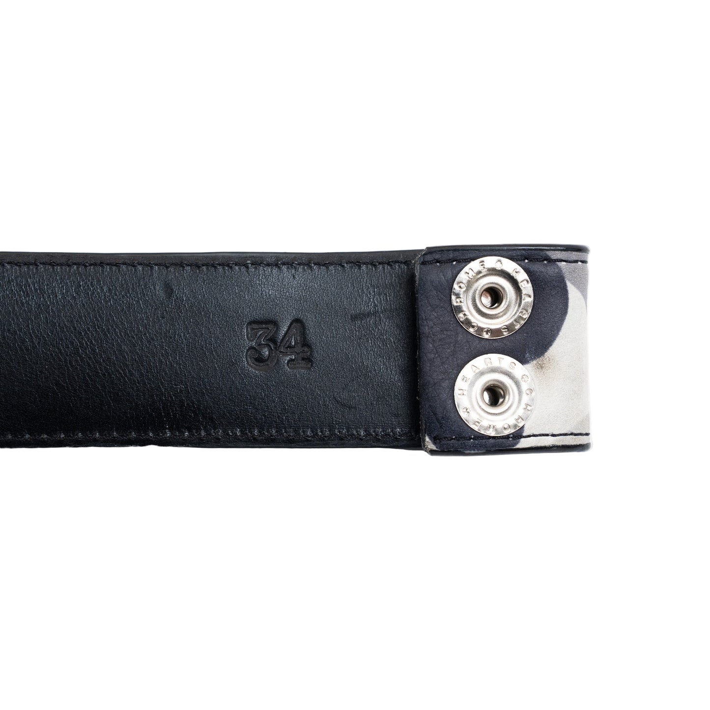 Snow Camouflage Leather Strap